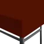 vidaXL Acoperiș pentru pavilion, 310 g/m², cărămiziu, 3 x 4 m