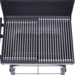 vidaXL Grătar barbecue cu cărbuni, afumătoare și raft inferior, negru vidaXL Grătar barbecue cu cărbuni, afumătoare și raft inferior, negru