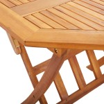 vidaXL Masă de grădină pliabilă, 135x85x75 cm, lemn masiv de acacia
