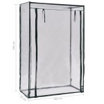 vidaXL Seră de roșii, 102 x 52 x 150 cm