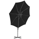 vidaXL Umbrelă consolă de grădină, stâlp din oțel, negru, 300 cm vidaXL Umbrelă consolă de grădină, stâlp din oțel, negru, 300 cm
