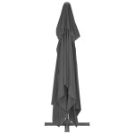 vidaXL Umbrelă în consolă cu stâlp din aluminiu, negru, 4x3 m vidaXL Umbrelă în consolă cu stâlp din aluminiu, negru, 4x3 m