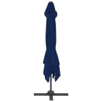 vidaXL Umbrelă în consolă cu stâlp din aluminiu, albastru azur, 3x3 m vidaXL Umbrelă în consolă cu stâlp din aluminiu, albastru azur, 3x3 m