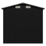 vidaXL Magazie depozitare grădină antracit 204x132x186 cm oțel