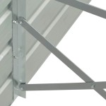 vidaXL Strat înălțat grădină, maro, 320x40x77 cm, oțel galvanizat vidaXL Strat înălțat grădină, maro, 320x40x77 cm, oțel galvanizat