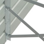 vidaXL Strat înălțat de grădină antracit 320x40x45 cm oțel galvanizat