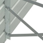 vidaXL Strat înălțat de grădină, gri, 400x80x77 cm, oțel galvanizat vidaXL Strat înălțat de grădină, gri, 400x80x77 cm, oțel galvanizat