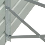 vidaXL Strat înălțat grădină, gri, 480x80x77 cm, oțel galvanizat vidaXL Strat înălțat grădină, gri, 480x80x77 cm, oțel galvanizat