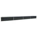 vidaXL Strat înălțat de grădină antracit 600x80x45 cm oțel galvanizat