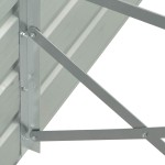 vidaXL Strat înălțat de grădină antracit 600x80x45 cm oțel galvanizat