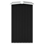vidaXL Șopron depozitare lemne antracit 172x91x154 cm oțel galvanizat vidaXL Șopron depozitare lemne antracit 172x91x154 cm oțel galvanizat