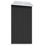 vidaXL Șopron depozitare lemne antracit 330x84x152 cm oțel galvanizat vidaXL Șopron depozitare lemne antracit 330x84x152 cm oțel galvanizat