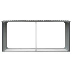 vidaXL Șopron depozitare lemne antracit, 330x92x153 cm oțel galvanizat vidaXL Șopron depozitare lemne antracit, 330x92x153 cm oțel galvanizat