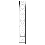 vidaXL Arcadă de grădină, negru, 150 x 34 x 240 cm, fier vidaXL Arcadă de grădină, negru, 150 x 34 x 240 cm, fier