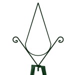 vidaXL Suporturi plante grădină 2 buc. verde închis 35x35x195 cm fier vidaXL Suporturi plante grădină 2 buc. verde închis 35x35x195 cm fier