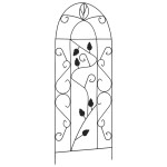 vidaXL Suporturi plante cățărătoare, 3 buc., negru, 40 x 100 cm, fier vidaXL Suporturi plante cățărătoare, 3 buc., negru, 40 x 100 cm, fier