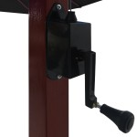 vidaXL Umbrelă suspendată cu stâlp din lemn, negru, 400 x 300 cm vidaXL Umbrelă suspendată cu stâlp din lemn, negru, 400 x 300 cm