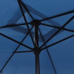 vidaXL Umbrelă de soare cu stâlp metalic, albastru azur, 300x200 cm vidaXL Umbrelă de soare cu stâlp metalic, albastru azur, 300x200 cm