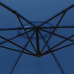 vidaXL Umbrelă consolă de grădină, stâlp din aluminiu, albastru 350 cm vidaXL Umbrelă consolă de grădină, stâlp din aluminiu, albastru 350 cm