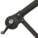 vidaXL Umbrelă consolă de grădină, stâlp din aluminiu, albastru 350 cm vidaXL Umbrelă consolă de grădină, stâlp din aluminiu, albastru 350 cm