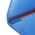 vidaXL Umbrelă de soare de exterior, stâlp din lemn, albastru, 350 cm vidaXL Umbrelă de soare de exterior, stâlp din lemn, albastru, 350 cm