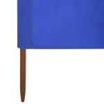 vidaXL Paravan anti-vânt cu 5 panouri, azur, 600 x 80 cm, textil vidaXL Paravan anti-vânt cu 5 panouri, azur, 600 x 80 cm, textil