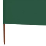 vidaXL Paravan anti-vânt cu 9 panouri, verde, 1200 x 80 cm, textil vidaXL Paravan anti-vânt cu 9 panouri, verde, 1200 x 80 cm, textil