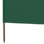 vidaXL Paravan anti-vânt cu 9 panouri, verde, 1200x120 cm, textil vidaXL Paravan anti-vânt cu 9 panouri, verde, 1200x120 cm, textil