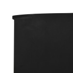 vidaXL Paravan anti-vânt cu 9 panouri, negru, 1200 x 120 cm, textil vidaXL Paravan anti-vânt cu 9 panouri, negru, 1200 x 120 cm, textil