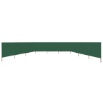vidaXL Paravan anti-vânt cu 9 panouri, verde, 1200 x 160 cm, textil vidaXL Paravan anti-vânt cu 9 panouri, verde, 1200 x 160 cm, textil