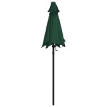 vidaXL Umbrelă de soare, verde, 200 x 224 cm, aluminiu vidaXL Umbrelă de soare, verde, 200 x 224 cm, aluminiu