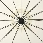 vidaXL Umbrelă de soare suspendată, alb, 3 m, stâlp de aluminiu vidaXL Umbrelă de soare suspendată, alb, 3 m, stâlp de aluminiu