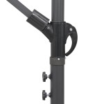 vidaXL Umbrelă de soare suspendată, vișiniu, 3 m, stâlp de aluminiu vidaXL Umbrelă de soare suspendată, vișiniu, 3 m, stâlp de aluminiu