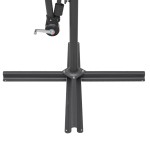 vidaXL Umbrelă de soare suspendată, vișiniu, 3 m, stâlp de aluminiu vidaXL Umbrelă de soare suspendată, vișiniu, 3 m, stâlp de aluminiu