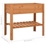vidaXL Jardinieră, 88x43x80 cm, lemn de brad vidaXL Jardinieră, 88x43x80 cm, lemn de brad