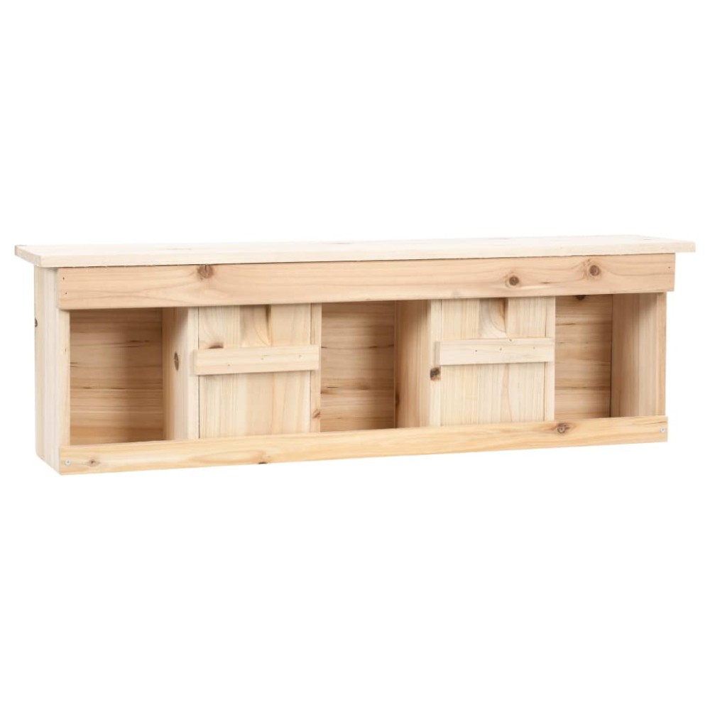 vidaXL Căsuță de vrăbii cu 5 încăperi, 68 x 15 x 21 cm, lemn de brad