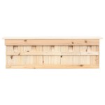 vidaXL Căsuță de vrăbii cu 5 încăperi, 68 x 15 x 21 cm, lemn de brad vidaXL Căsuță de vrăbii cu 5 încăperi, 68 x 15 x 21 cm, lemn de brad