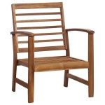 vidaXL Set mobilier de grădină, 4 piese, lemn masiv de acacia vidaXL Set mobilier de grădină, 4 piese, lemn masiv de acacia