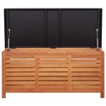 vidaXL Ladă depozitare grădină, 117x50x55 cm, lemn masiv de eucalipt vidaXL Ladă depozitare grădină, 117x50x55 cm, lemn masiv de eucalipt