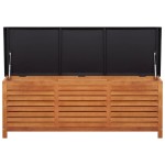 vidaXL Ladă depozitare grădină, 150x50x55 cm, lemn masiv de eucalipt vidaXL Ladă depozitare grădină, 150x50x55 cm, lemn masiv de eucalipt