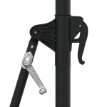 vidaXL Umbrelă de soare de perete, stâlp metalic, roșu vișiniu, 300cm vidaXL Umbrelă de soare de perete, stâlp metalic, roșu vișiniu, 300cm