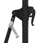vidaXL Umbrelă de soare de perete cu stâlp metalic, albastru, 300 cm vidaXL Umbrelă de soare de perete cu stâlp metalic, albastru, 300 cm
