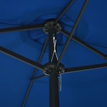 vidaXL Umbrelă soare exterior cu stâlp aluminiu, albastru, 460x270 cm vidaXL Umbrelă soare exterior cu stâlp aluminiu, albastru, 460x270 cm