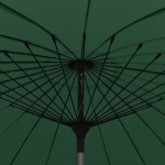vidaXL Umbrelă de soare de exterior, stâlp aluminiu, verde, 270 cm