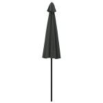 vidaXL Umbrelă de soare de exterior, stâlp aluminiu, antracit, 270 cm vidaXL Umbrelă de soare de exterior, stâlp aluminiu, antracit, 270 cm