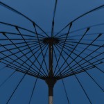 vidaXL Umbrelă de soare de exterior, stâlp aluminiu, azuriu, 270 cm vidaXL Umbrelă de soare de exterior, stâlp aluminiu, azuriu, 270 cm