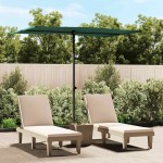 vidaXL Umbrelă de soare de grădină, stâlp aluminiu, verde, 2x1,5 cm vidaXL Umbrelă de soare de grădină, stâlp aluminiu, verde, 2x1,5 cm