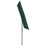 vidaXL Umbrelă de soare de grădină, stâlp aluminiu, verde, 2x1,5 cm vidaXL Umbrelă de soare de grădină, stâlp aluminiu, verde, 2x1,5 cm