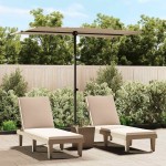 vidaXL Umbrelă de soare de grădină, stâlp aluminiu, taupe, 2x1,5 cm vidaXL Umbrelă de soare de grădină, stâlp aluminiu, taupe, 2x1,5 cm