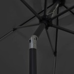 vidaXL Umbrelă de soare cu LED-uri, stâlp aluminiu, antracit, 300 cm vidaXL Umbrelă de soare cu LED-uri, stâlp aluminiu, antracit, 300 cm